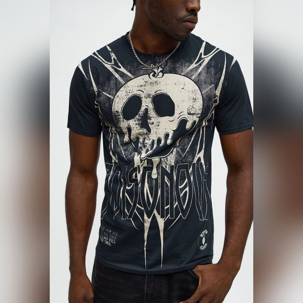 Disney Villains Poisonous Apple Black T-Shirt